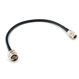 N Stecker Hex auf N Buchse 30cm Koaxialkabel — HF240 (entspricht LMR240)