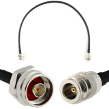 N Stecker Hex auf N Buchse 50cm Koaxialkabel — HF240 (entspricht LMR240)