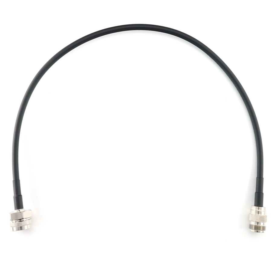 N Stecker Hex auf N Buchse 50cm Koaxialkabel — HF240 (entspricht LMR240)