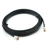 N Stecker Hex auf N Buchse 12m Koaxialkabel — HF240 (entspricht LMR240)