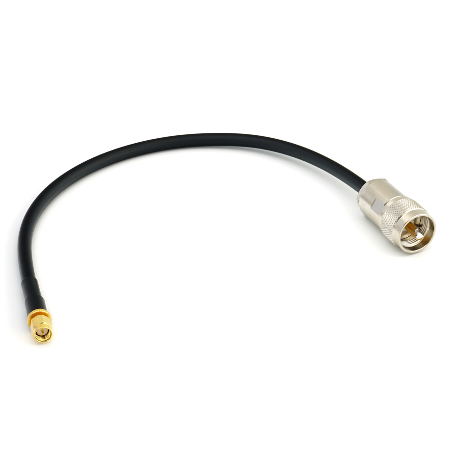 SMA Male auf PL259 30cm UHF CB-Funk Flexibles Koaxialkabel — HF240 (entspricht LMR240)