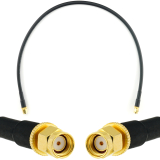 RP-SMA Stecker auf RP-SMA Stecker 50cm Koaxialkabel — HF240 (entspricht LMR240)