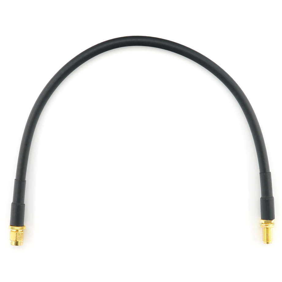 RP-SMA Stecker auf RP-SMA Buchse 30cm Koaxialkabel — HF240 (entspricht LMR240)