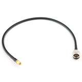RP-SMA Stecker auf N Stecker 50cm Koaxialkabel — HF240 (entspricht LMR240)