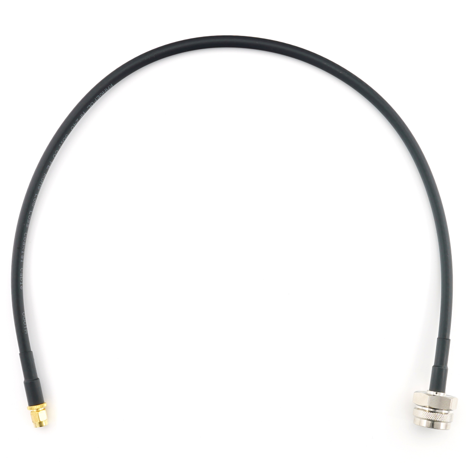 RP-SMA Stecker auf N Stecker Hex 50cm Koaxialkabel — HF240 (entspricht LMR240)