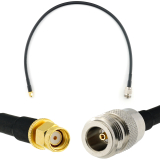 RP-SMA Stecker auf N Buchse 50cm Koaxialkabel — HF240 (entspricht LMR240)