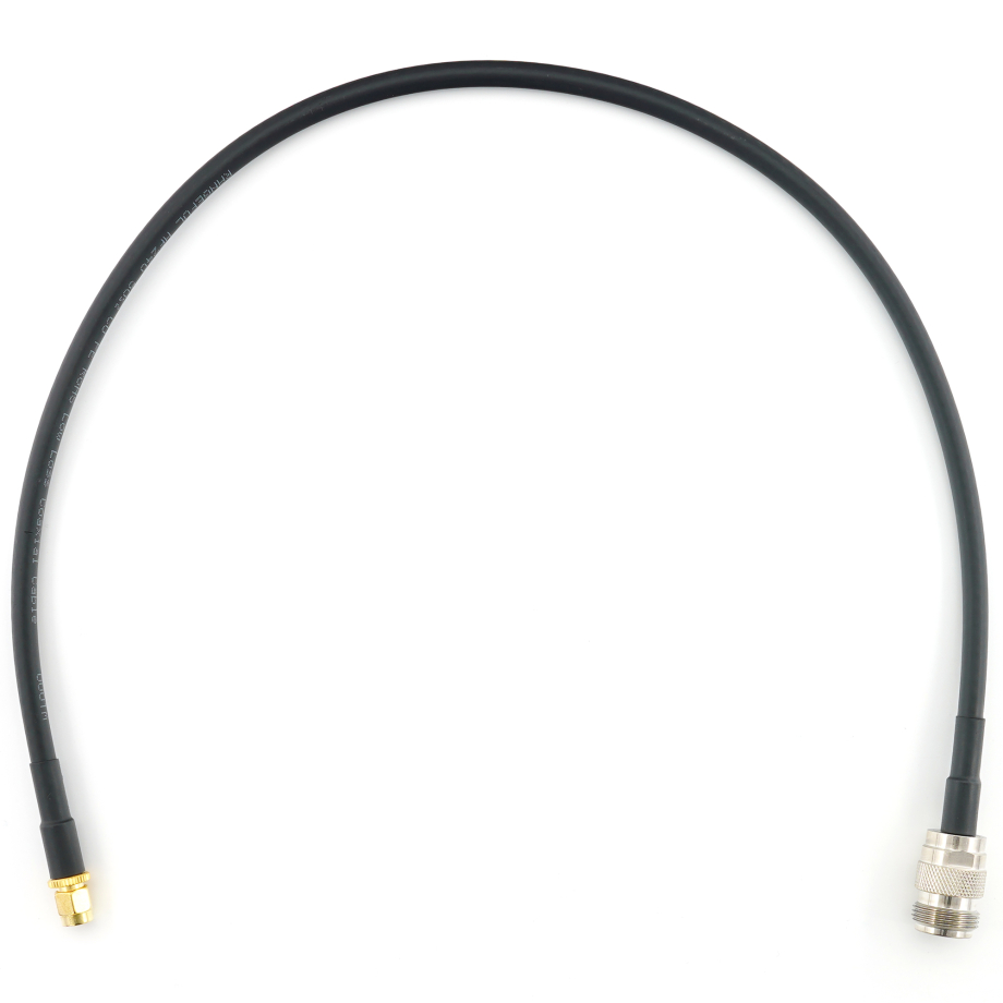 RP-SMA Stecker auf N Buchse 50cm Koaxialkabel — HF240 (entspricht LMR240)