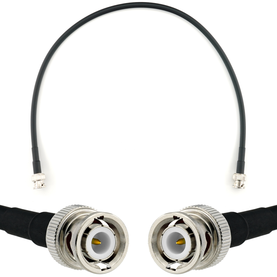 BNC Stecker auf BNC Stecker 50cm Koaxialkabel — HF240 (entspricht LMR240)