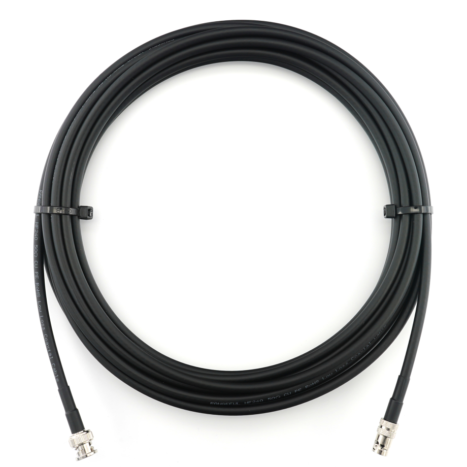 BNC Stecker auf BNC Buchse 12m Koaxialkabel — HF240 (entspricht LMR240)
