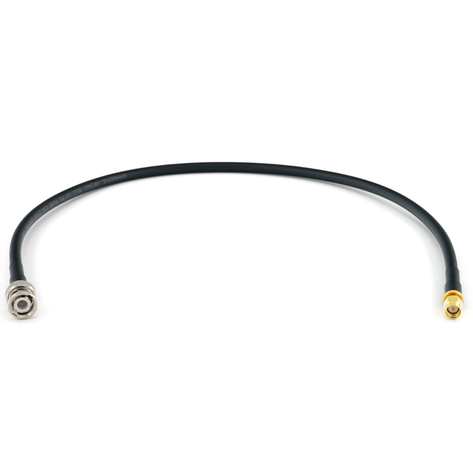 BNC Stecker auf SMA Stecker 50cm Koaxialkabel — HF240 (entspricht LMR240)