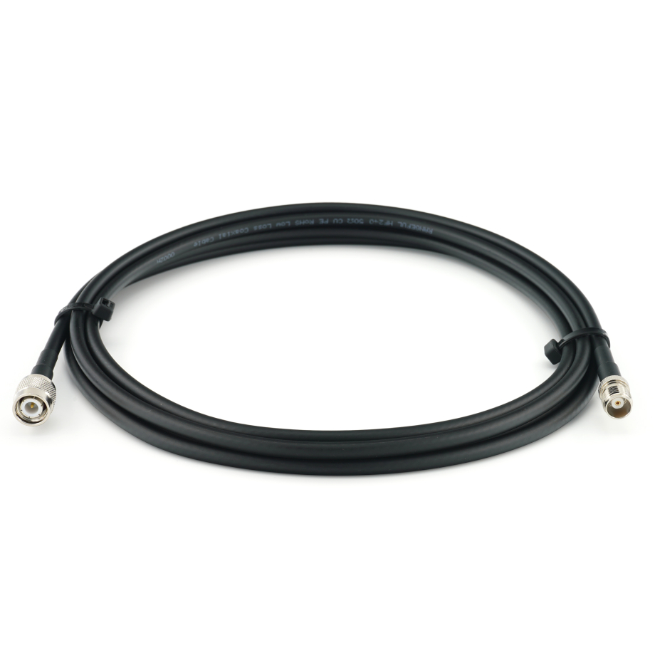 TNC Stecker auf TNC Buchse 3m Koaxialkabel — HF240 (entspricht LMR240)