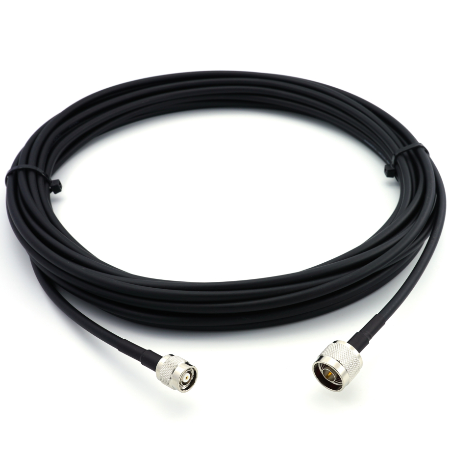 N Stecker auf RP-TNC Stecker 30cm Koaxialkabel — HF240 (entspricht LMR240)