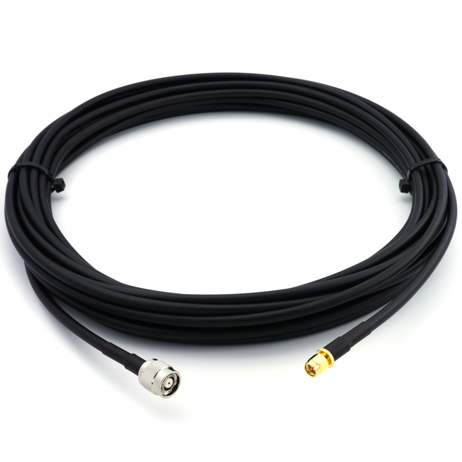 SMA Stecker auf RP-TNC Stecker 30cm Koaxialkabel — HF240 (entspricht LMR240)