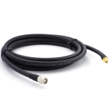 SMA Stecker auf RP-TNC Stecker 5m Koaxialkabel — elastisch HF-400-UF (entspricht LMR400 UF UltraFlex)