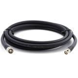 RP-TNC Stecker auf RP-TNC Buchse 1m Koaxialkabel — elastisch HF-400-UF (entspricht LMR400 UF UltraFlex)