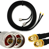 SMA Stecker auf N Stecker 15m Doppel-Koaxialkabel - HF240 (entspricht LMR240)