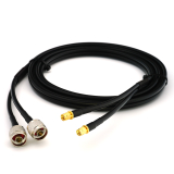 SMA Stecker auf N Stecker 15m Doppel-Koaxialkabel - HF240 (entspricht LMR240)