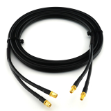 SMA Stecker auf SMA Buchse 5m Doppel-Koaxialkabel - HF240 (entspricht LMR240)