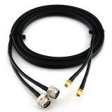 SMA Stecker Hex auf N Stecker Hex 7m Doppel-Koaxialkabel - HF240 (entspricht LMR240)