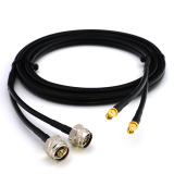 SMA Stecker Hex auf N Stecker Hex 15m Doppel-Koaxialkabel - HF240 (entspricht LMR240)