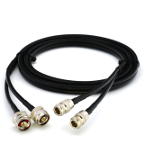 N Stecker Hex auf N Buchse 12m Doppel-Koaxialkabel - HF240 (entspricht LMR240)