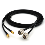 RP-SMA Stecker auf N Stecker Hex 1m Doppel-Koaxialkabel - HF240 (entspricht LMR240)