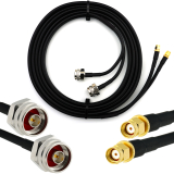 RP-SMA Stecker auf N Stecker Hex 2m Doppel-Koaxialkabel - HF240 (entspricht LMR240)