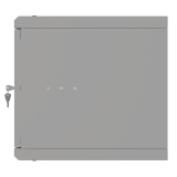 Serverschrank 19" 6U, 350mm, Metalltür, grau