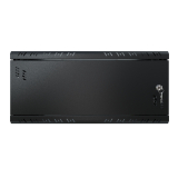 Serverschrank 19" 4U, 350mm, Metalltür, schwarz