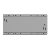 Serverschrank 19" 4U, 350mm, Metalltür, grau
