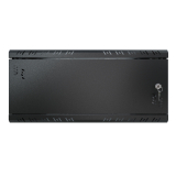 Serverschrank 19" 4U, 450mm, Metalltür, schwarz
