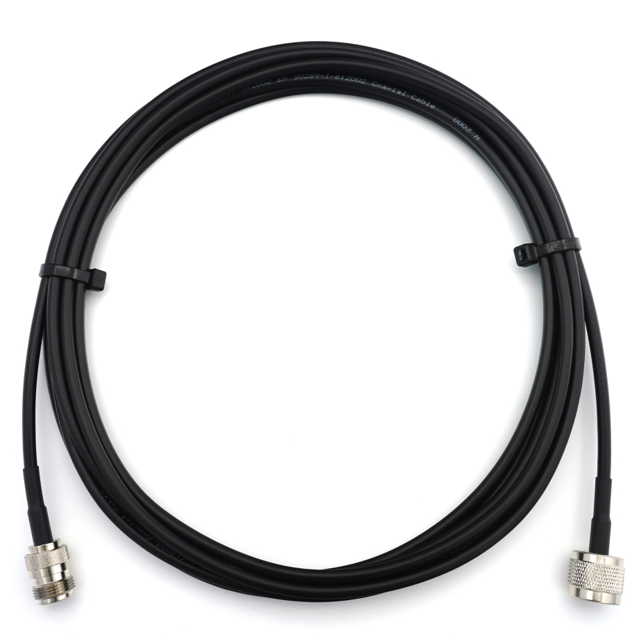 N Stecker auf N Buchse RG58/U 3m Koaxialkabel