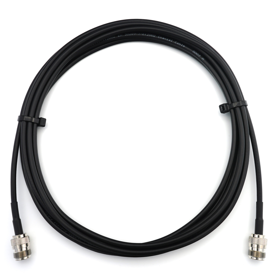 N Buchse auf N Buchse RG58/U 3m Koaxialkabel