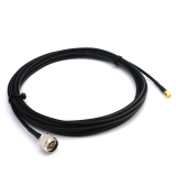 RP-SMA Stecker auf N Stecker RG58/U 2m Koaxialkabel