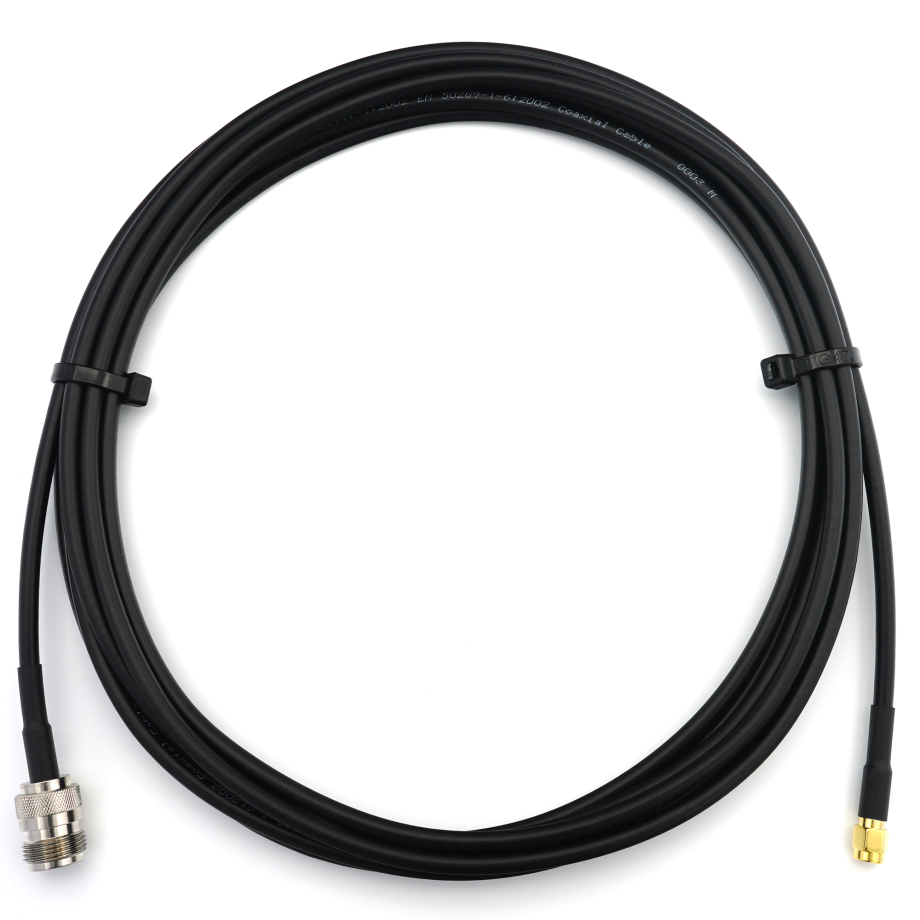 RP-SMA Stecker auf N Buchse RG58/U 3m Koaxialkabel