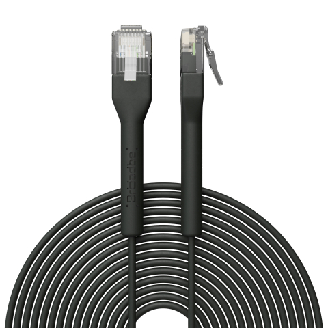 Broadbe schlankes Patchkabel 5G schwarz 8m