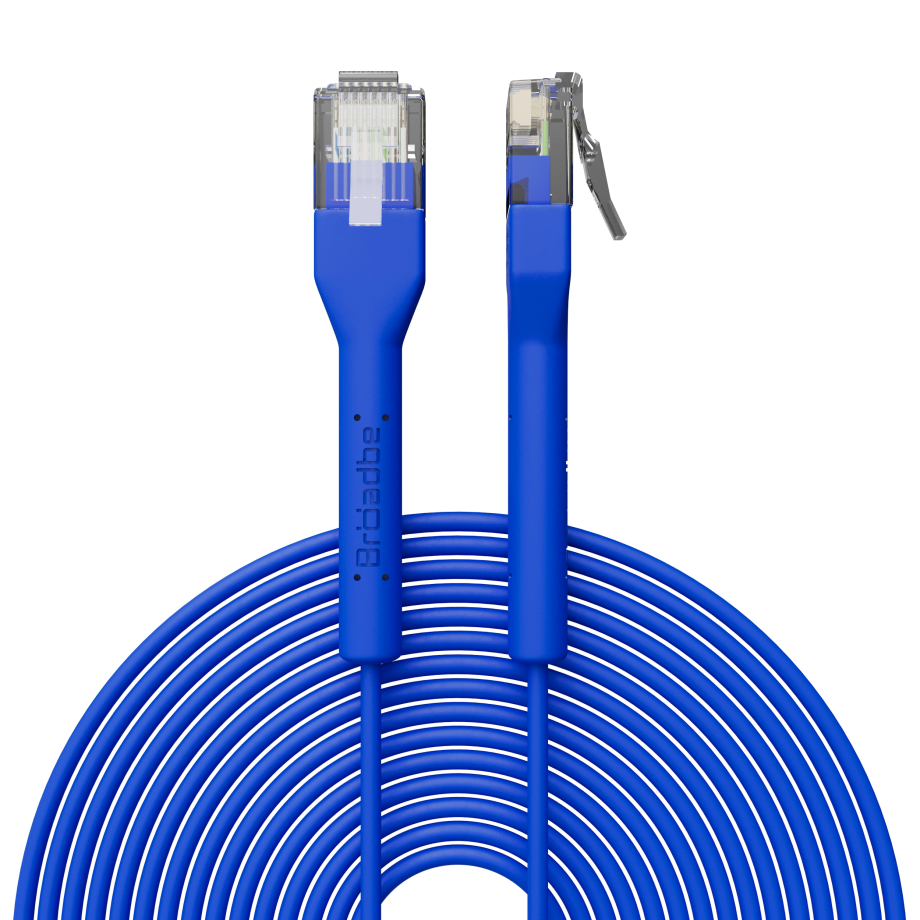Broadbe schlankes Patchkabel 5G blau 5m