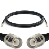 RP-TNC Buchse auf RP-TNC Buchse RG58/U 10m Koaxialkabel