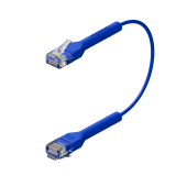 Broadbe schlankes Patchkabel 5G blau 0.1m 12er-Pack