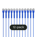 Broadbe schlankes Patchkabel 5G blau 1m 12er-Pack