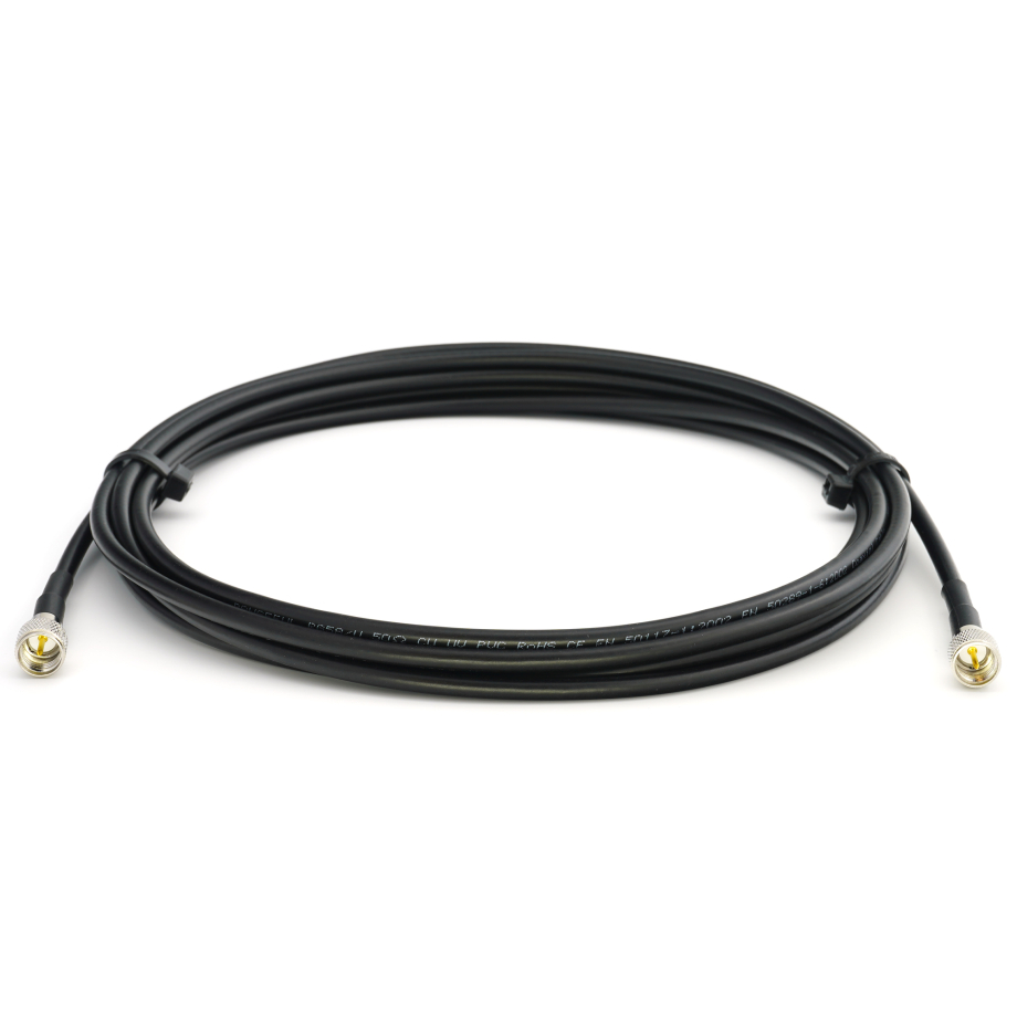 Mini UHF Stecker auf Mini UHF Stecker RG58/U 3m Koaxialkabel