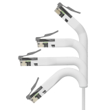 Broadbe schlankes Patchkabel 5G weiß 2m 12er-Pack