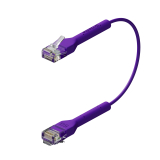 Broadbe schlankes Patchkabel 5G violett 0.1m