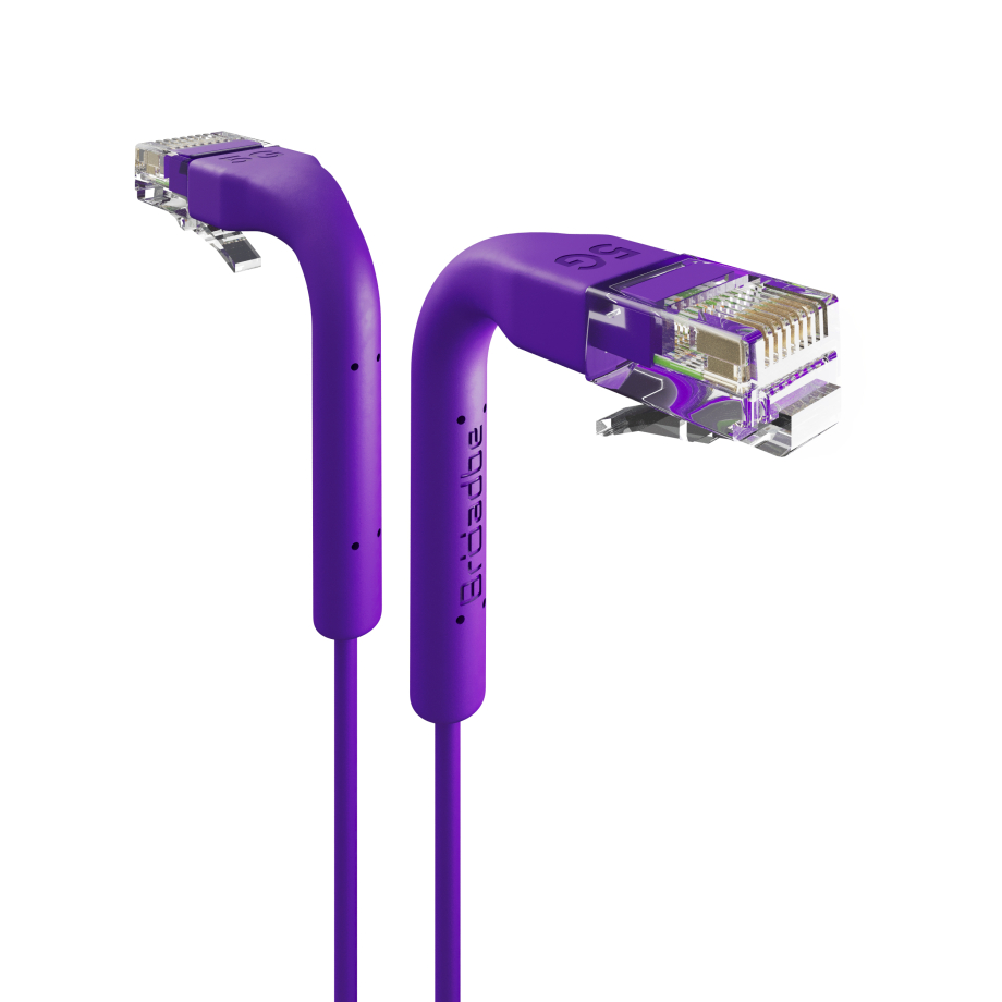 Broadbe schlankes Patchkabel 5G violett 0.3m