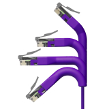 Broadbe schlankes Patchkabel 5G violett 1m