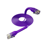 Broadbe schlankes Patchkabel 5G violett 1m 12er-Pack