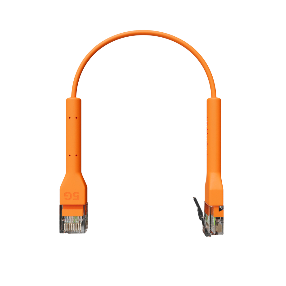 Broadbe schlankes Patchkabel 5G orange 0.1m