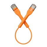 Broadbe schlankes Patchkabel 5G orange 0.1m