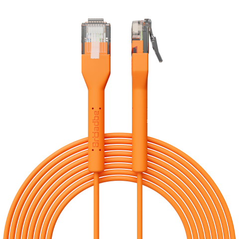 Broadbe schlankes Patchkabel 5G orange 1m