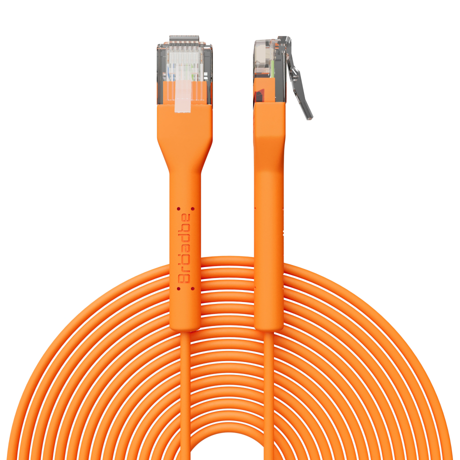Broadbe schlankes Patchkabel 5G orange 8m